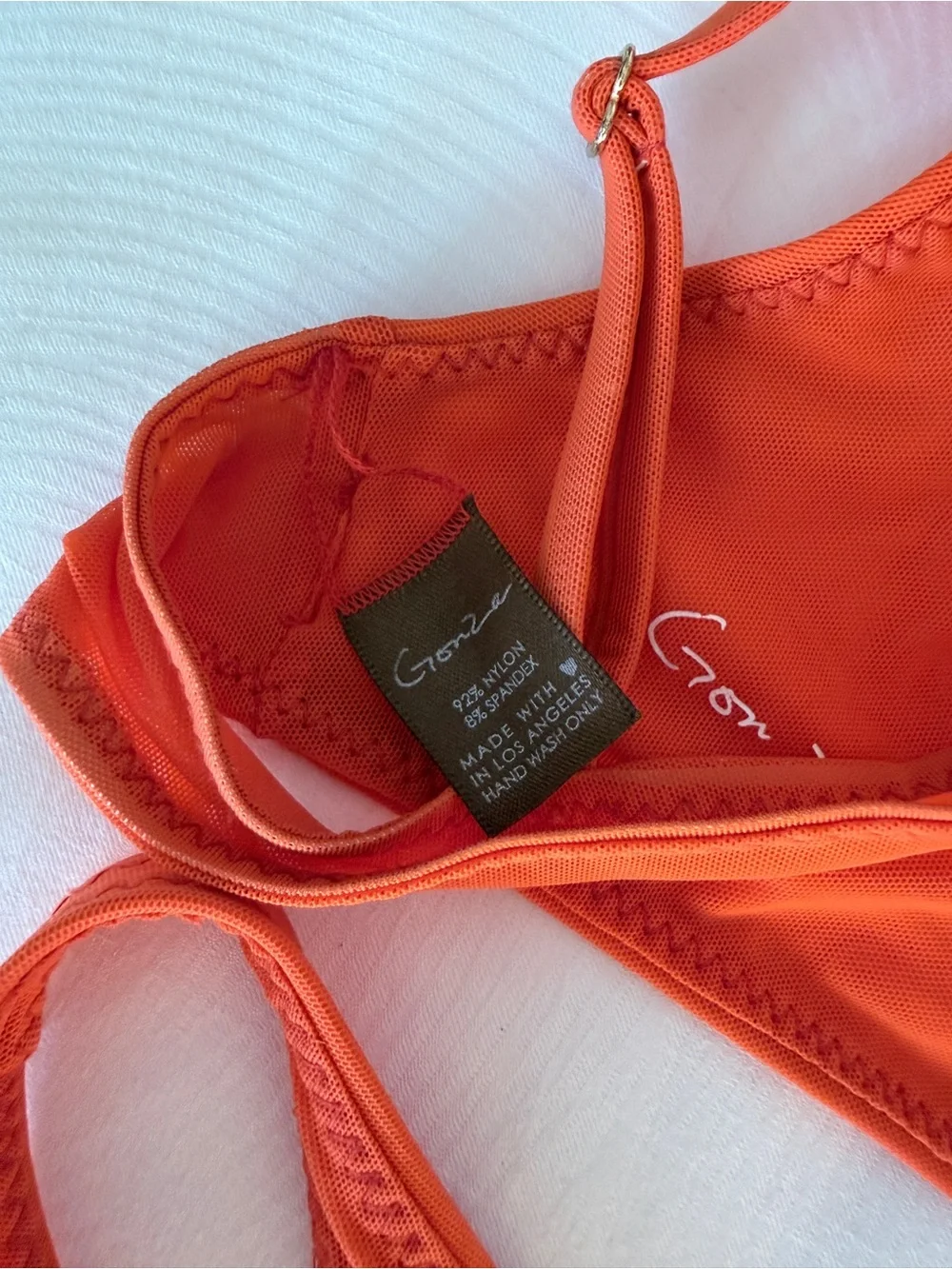 Orange Women's Two-Piece Bikini Set - Picture 3 of 4